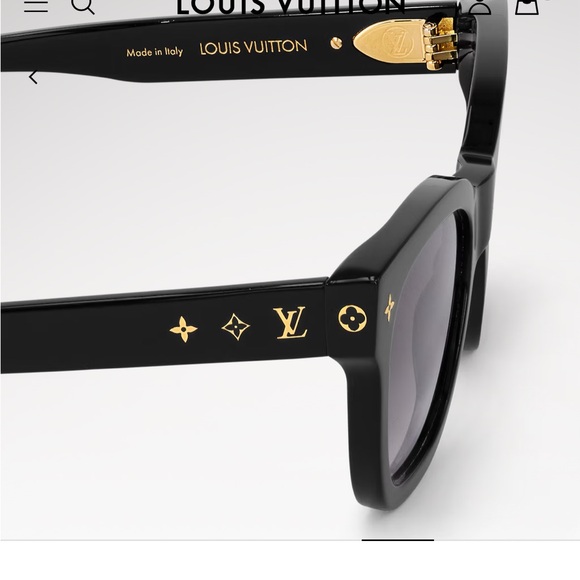 Louis Vuitton- My Monogram Square sunglasses Z1523E- worn once black/gold - Picture 13 of 13